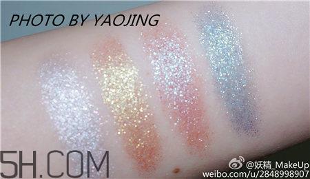 mac le disko dazzleshadow眼影色号_试色图