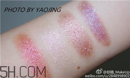 mac le disko dazzleshadow眼影色号_试色图