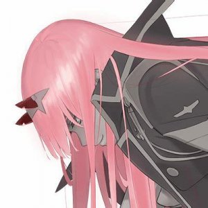 ​《DARLING in the FRANXX》动漫情侣头像，02和广、02和莓